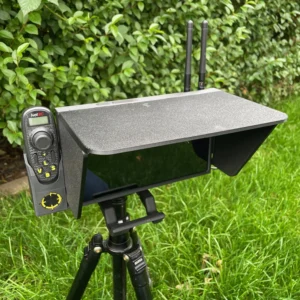 Tablet Sun Shade to suit Samsung A9 (8.7" tablet) on Fisheye winch camera tablet mount.